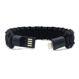 Sport Nylon Creative 8PIN USB Data Cable Bead Bracelet Charger Line Data Charging Cable For Android Phone
