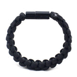 Sport Nylon Creative 8PIN USB Data Cable Bead Bracelet Charger Line Data Charging Cable For Android Phone