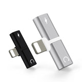 Dual Headphone Jack Adapter Audio with Charge Splitter for iPhone X / 8/ 8 Plus