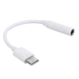 Minismile 2PCS USB 3.1 Type-C to 3.5mm Stereo Audio Headphone Jack Adapter Cable
