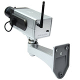 Battery Powered Practical Economic Dummy CCTV Security Camera with Activation Light