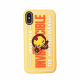 Cute 3D Cartoon Avengers patte Phone Case For iPhone 6 6s 7 8 Plus Back Cover for iPhone X XS MAX XR Coque