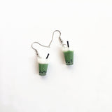Creative Unique Bubble Tea Drop Earrings Personality Resin Milk Tea Drink Earring for Girl Funny Party Jewelry Christmas Gifts