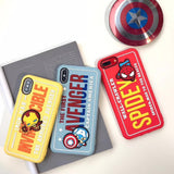 Cute 3D Cartoon Avengers patte Phone Case For iPhone 6 6s 7 8 Plus Back Cover for iPhone X XS MAX XR Coque